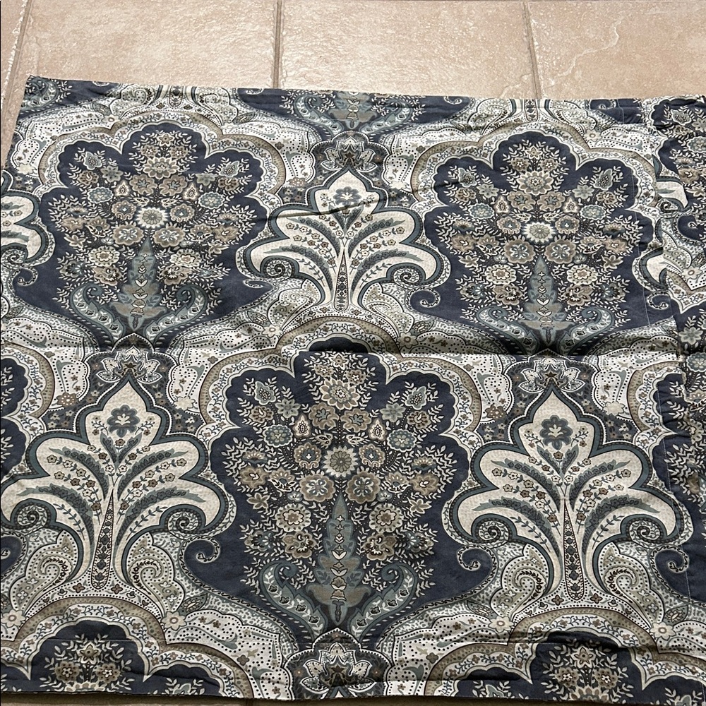 Pottery Barn Jordana Paisley 2 Pillow Shams  36” by 20”
